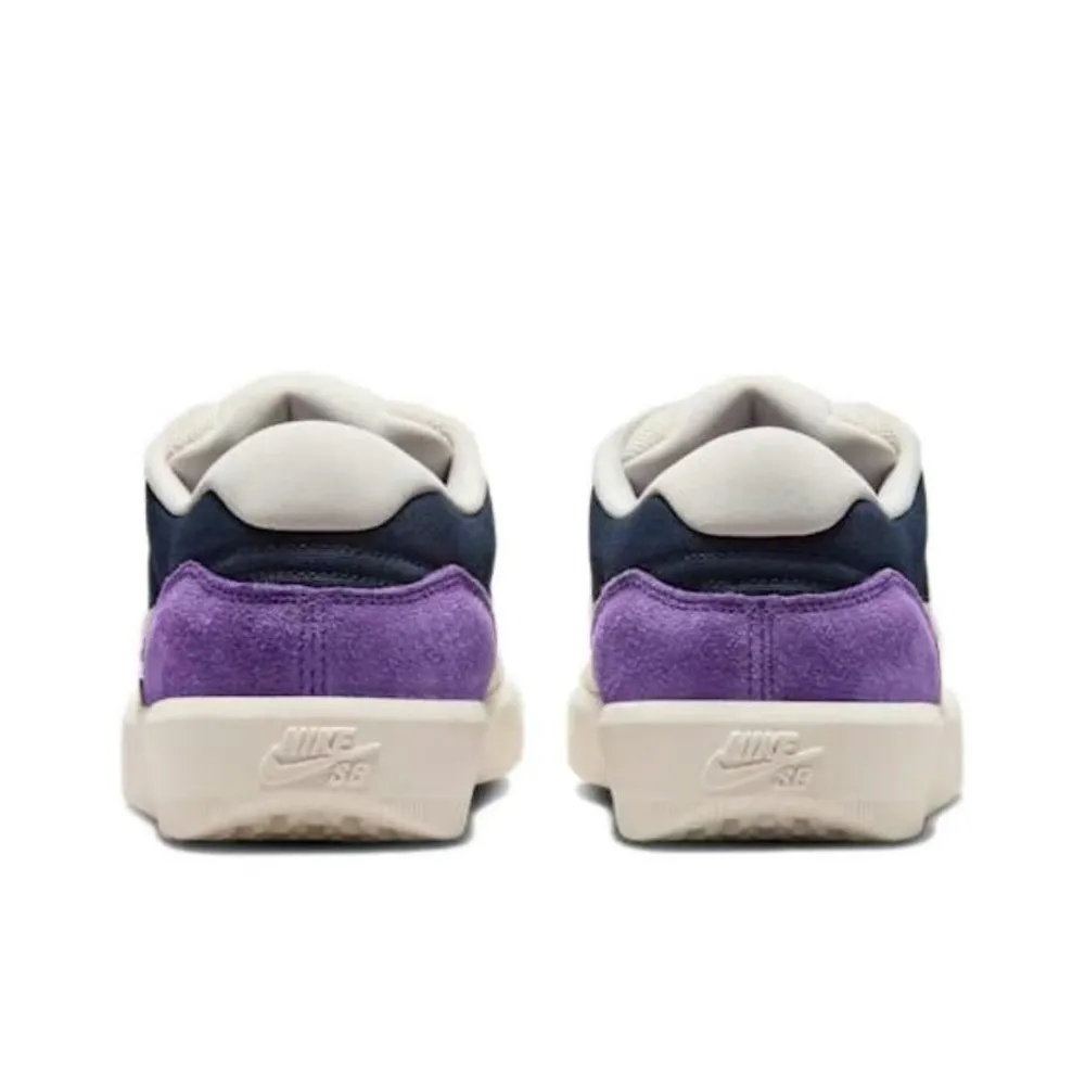 Nike SB Force 58 Unisex Comfortable, Versatile, Durable, Breathable Low-Top Skate Shoes Beige/Purple DV5477-403