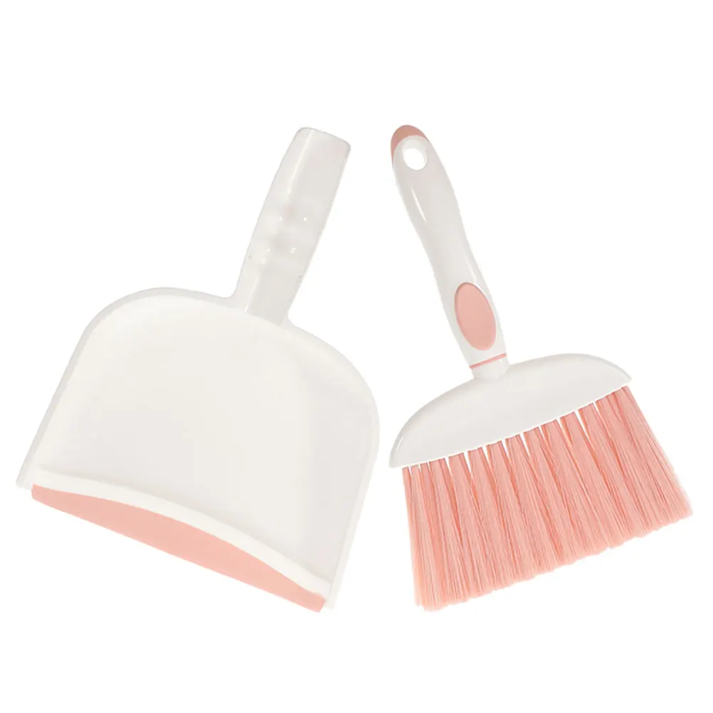 

1 set Mini Broom Set Small Size Cleaning Tools Mini Broom And Dustpan Household Desk Corners Portable Practical Wear Resistance