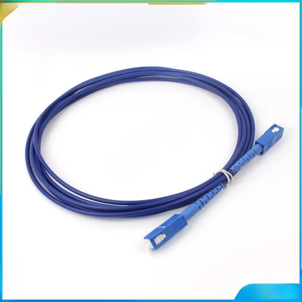 

Fiber Optic Patch Cord Anti rat Armored Single mode SM Single SC 9/125 20 metre cord factory Customize FC LC connector length