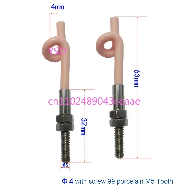 

20 шт. керамических кольцевых втулок для проводов, керамические направляющие для проводов, фарфоровые втулки 99 Porcelain