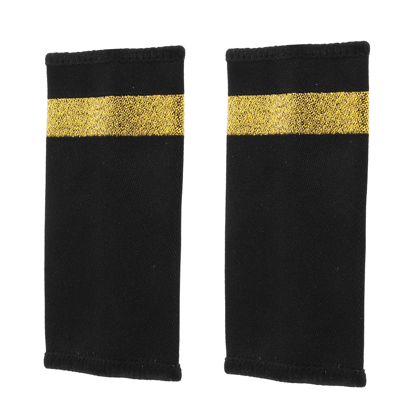 

1 Pair Pilot Shoulder Boards One-Bar Captain Epaulets For Aviation Uniforms Lightweight Durable Flight Attendant Badge Airplane