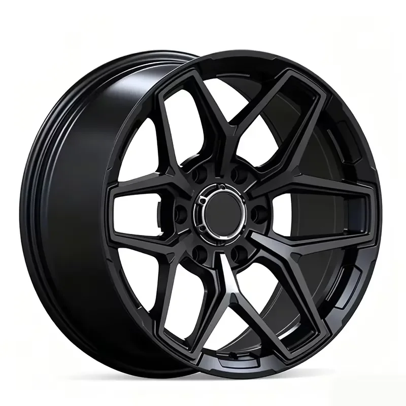 i 18-20 Inch PCD 6x139.7 Aluminum Alloy Black Multi-Spoke Flow Formed Off-Road Wheels 6-Hole Car Wheels