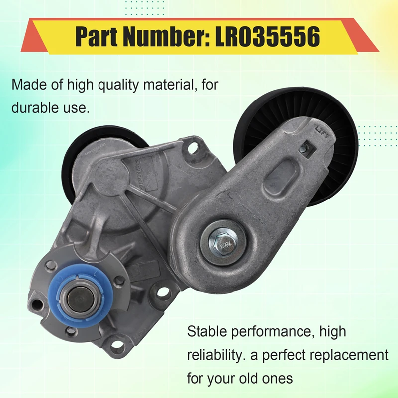 AU05 -LR035556 Belt Tensioner Assembly For Land Rover Range Rover Sport Discovery LR4 10-22 3.0L V6 5.0L V8 Drive Belt Ldler