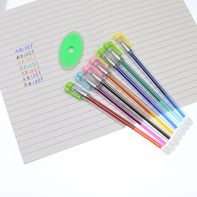 ชุด Magic โปร่งใสผู้ถือปากกา Erasable Pen 0.5มม.7สี,ในโรงเรียนสำนักงานยางลบของขวัญอุปกรณ์เสริม