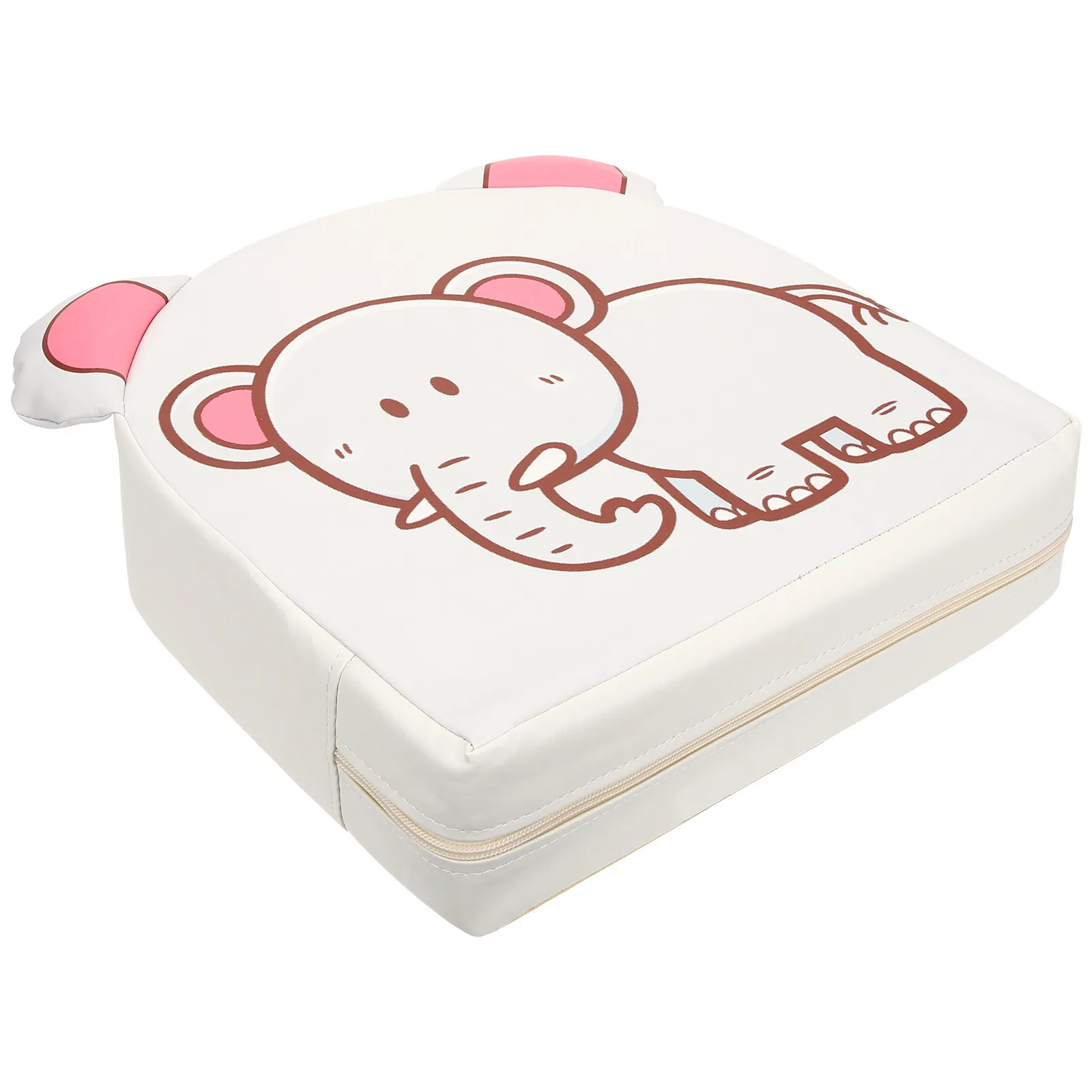 

Portable Kids Seat Cushion Dining Chair Booster for Toddlers Comfortable and Lightweight Outdoor Use Silver Chair Covers