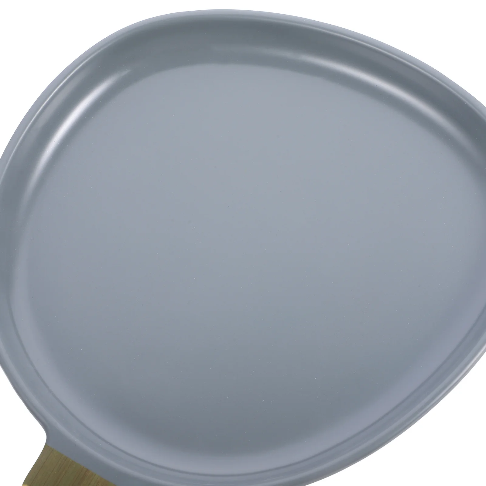 

Retro Ceramic Food Plate Handheld Baking Tray with Wooden Handle Microwave Oven Safe Decorative Serving Dish for Parties