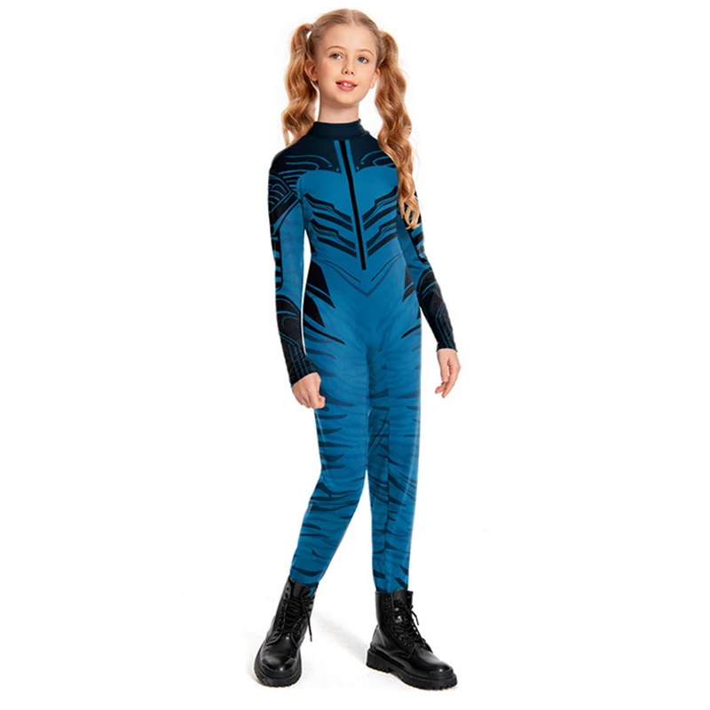 

Avatar Fire and Ash Cosplay Costume 3D Jumpsuit Avatar Cosplay Halloween Zenti Party Bodysuit Asian SIZE