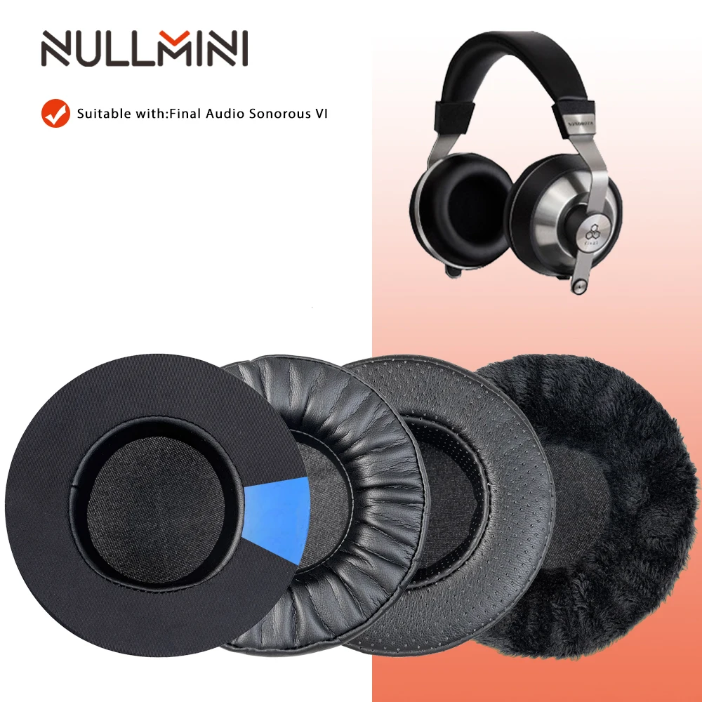 NullMini Replacement Earpads for Final Audio Sonorous VI Headphones Earmuff Earphone Sleeve Headset