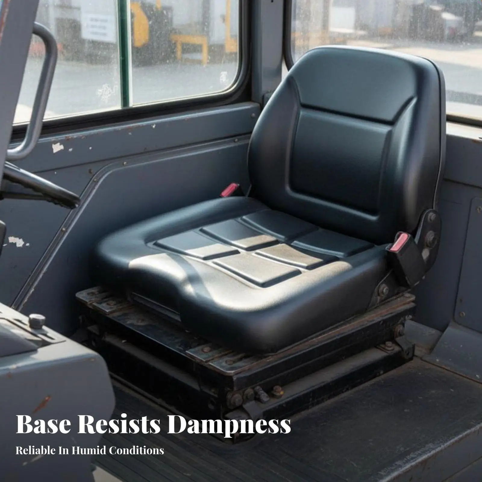 Universal Loader Seat Forklift Replacement Cushion Ergonomic Driver Chair for Construction Tractor Heavy Machinery