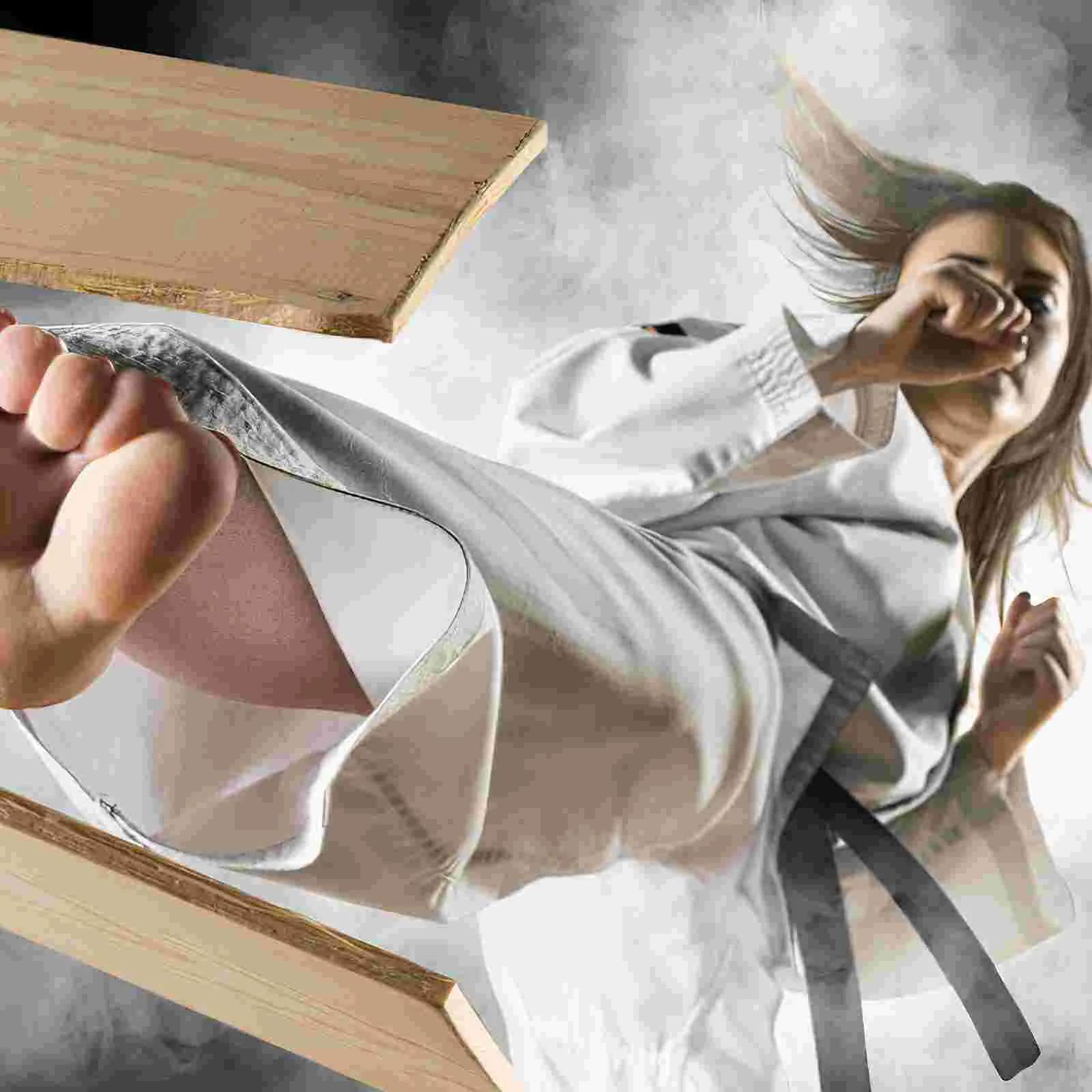 

10 Pcs Taekwondo Plank Breaking Wooden Board Sport Accessories Versatile Professional Skirting