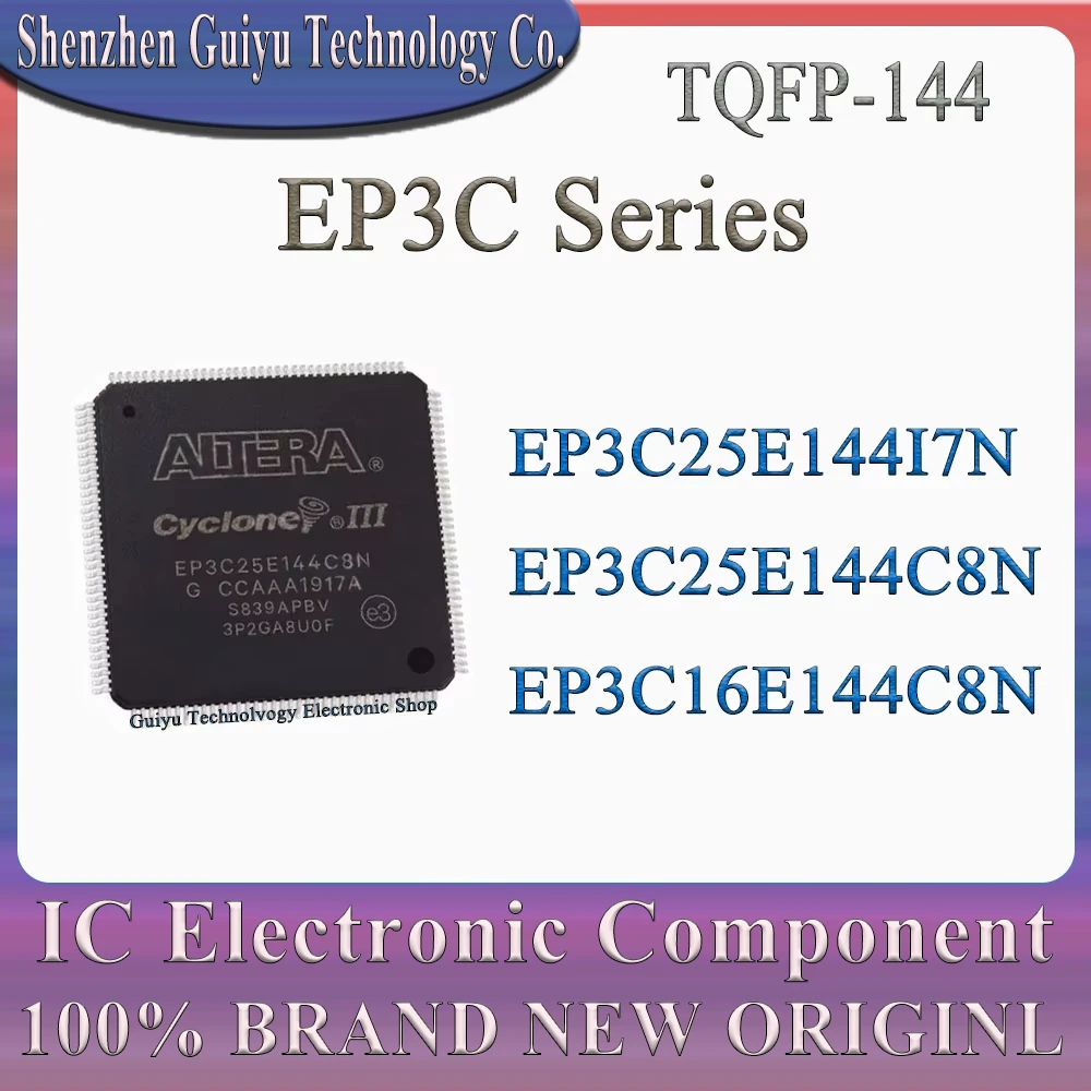 

EP3C25E144C8N EP3C25E144I7N EP3C16E144C8N EP3C25E144 EP3C16E144 EP3C QFP-144 IC Chip