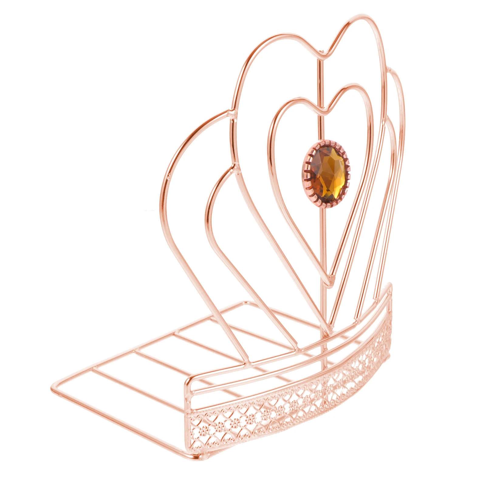 Book Stand Retro Decor Office Bookends Nordic Iron Stopper Household Student Decorative