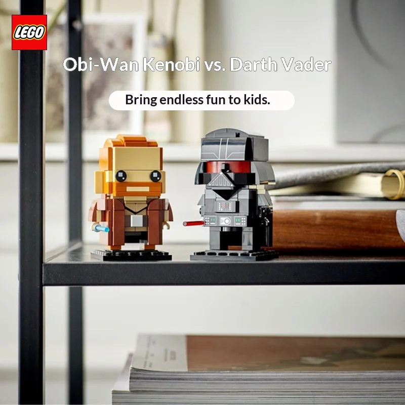 

Конструктор LEGO Block Cube Series 40547 «Оби-Ван Кеноби и Дарт Вейдер» — игрушка-головоломка для мальчиков и девочек, подарок