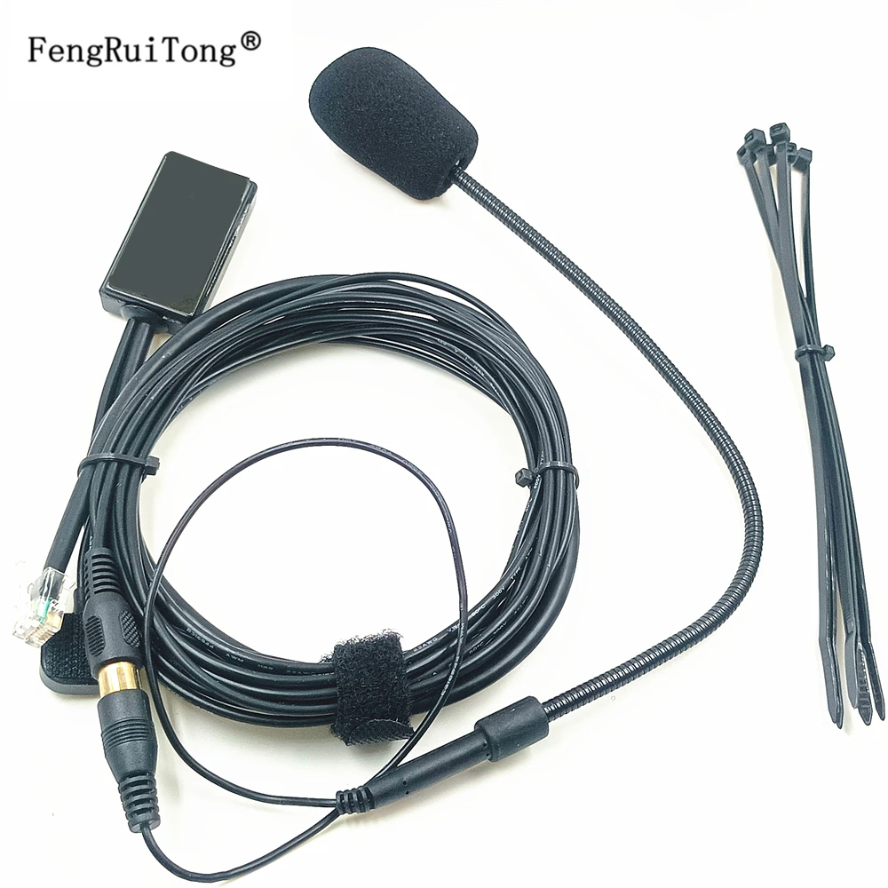 

6 Pin PTT Handsfree Microphone Set for Car Radio Yaesu FT-7800 FT-8800 FT-8900 FT-1802 FT-1807 FTM-350 FT7800 FT8900