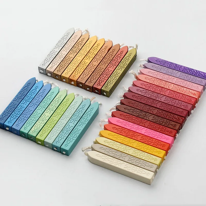 1PC Color Sealing Wax Stick DIY Vintage Stamp Seal Wax Wedding Invitation Envelope Seal Classic Gift Decoration