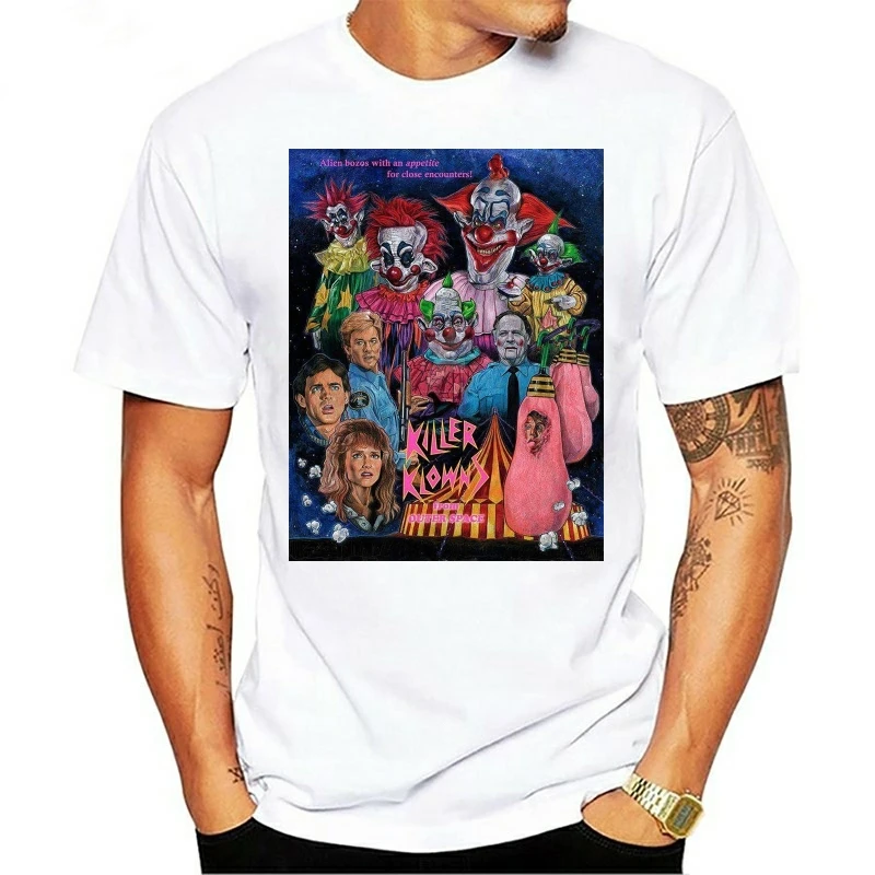 1980s Killer Klowns from Outer Space T-Shirt men t shirt