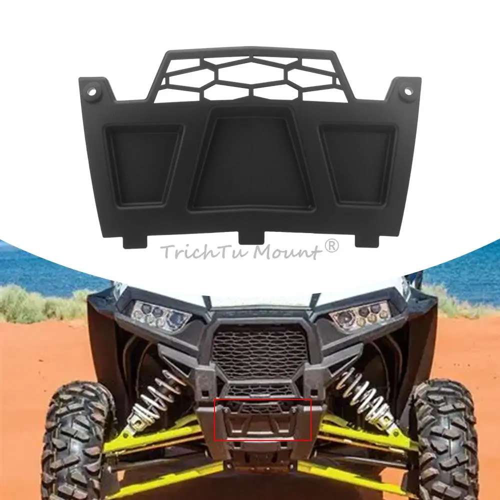 

Черная передняя крышка лебедки UTV из АБС-пластика для Polaris 14-20 RZR XP Trail 900 S4 1000 EPS High Lifter Edition Замена 5450253-070