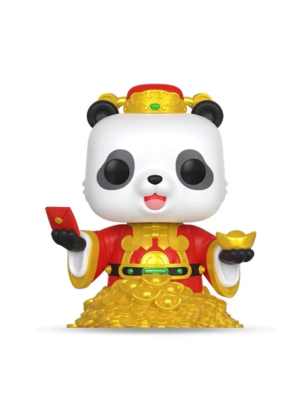 Original funko pop lucky panda ásia série vinil anime figura de exibição de bens de ano novo presente modelo coleção decoração do quarto brinquedo