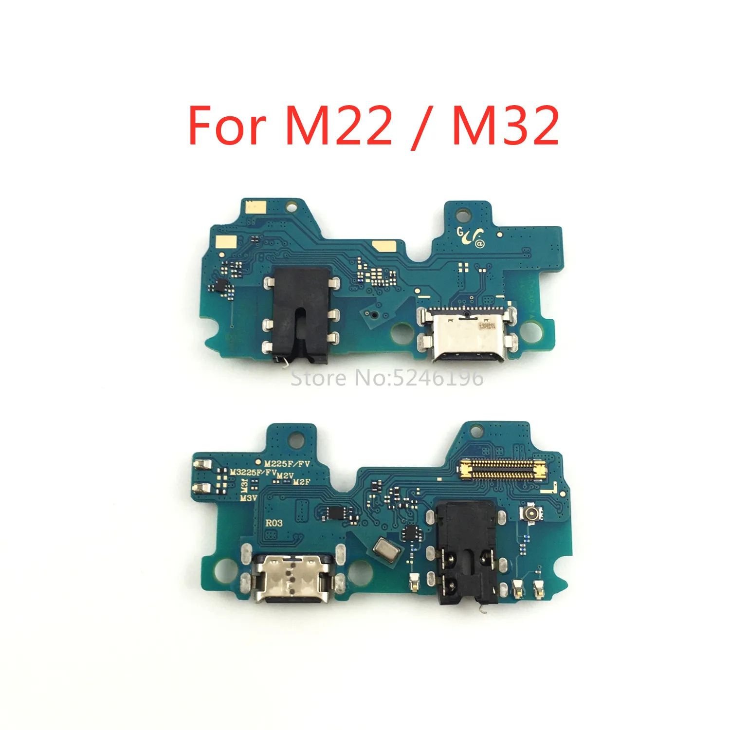 

1pcs USB Charging Port Charger For Samsung Galaxy M22 M225 SM-M225F M32 M325 SM-M325F Base Connector Replace Part