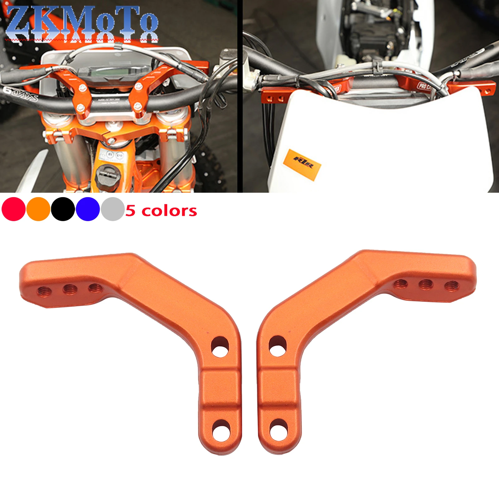 Motorcycle 28mm Handlebar Gripper Handguard Support Bracket Mounted as KTM SXF XCF EXC XCW TPI Six-day 125 250 300 350 450 Parts