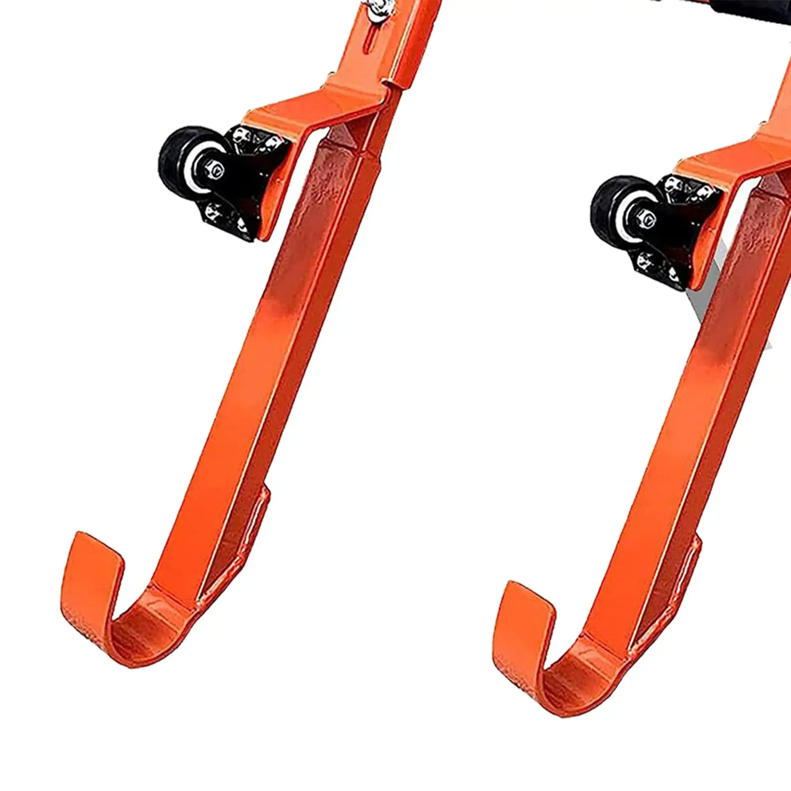 2 Roof Ladder Hooks, Roof Ladder Hook, Heavy Duty Iron Non-Slip Portable Roof