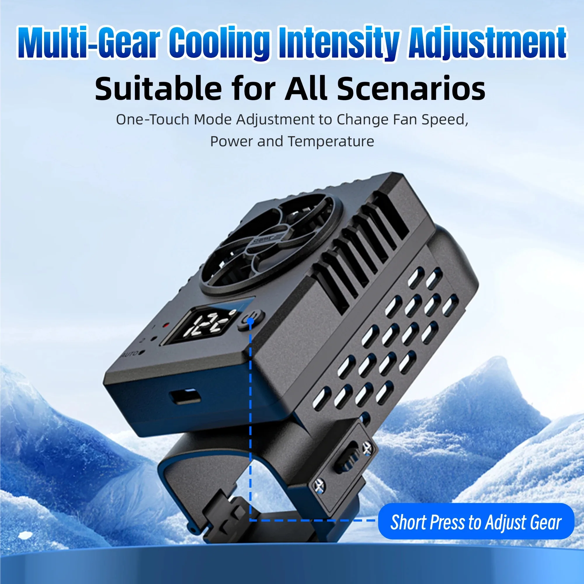 STARTRC Cooling Fan Heat Sink Radiator For DJI OSMO Pocket 4 Pro Pocket 4 Pocket 3 Gimbal Camera Live Streaming Accessories