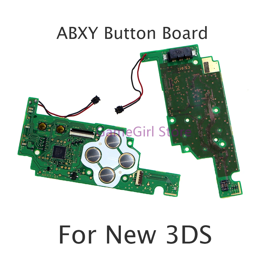 

10pcs Original ABXY Button Keypad PCB Board For New 3DS Power ON OFF Board with Connect Flex Cable