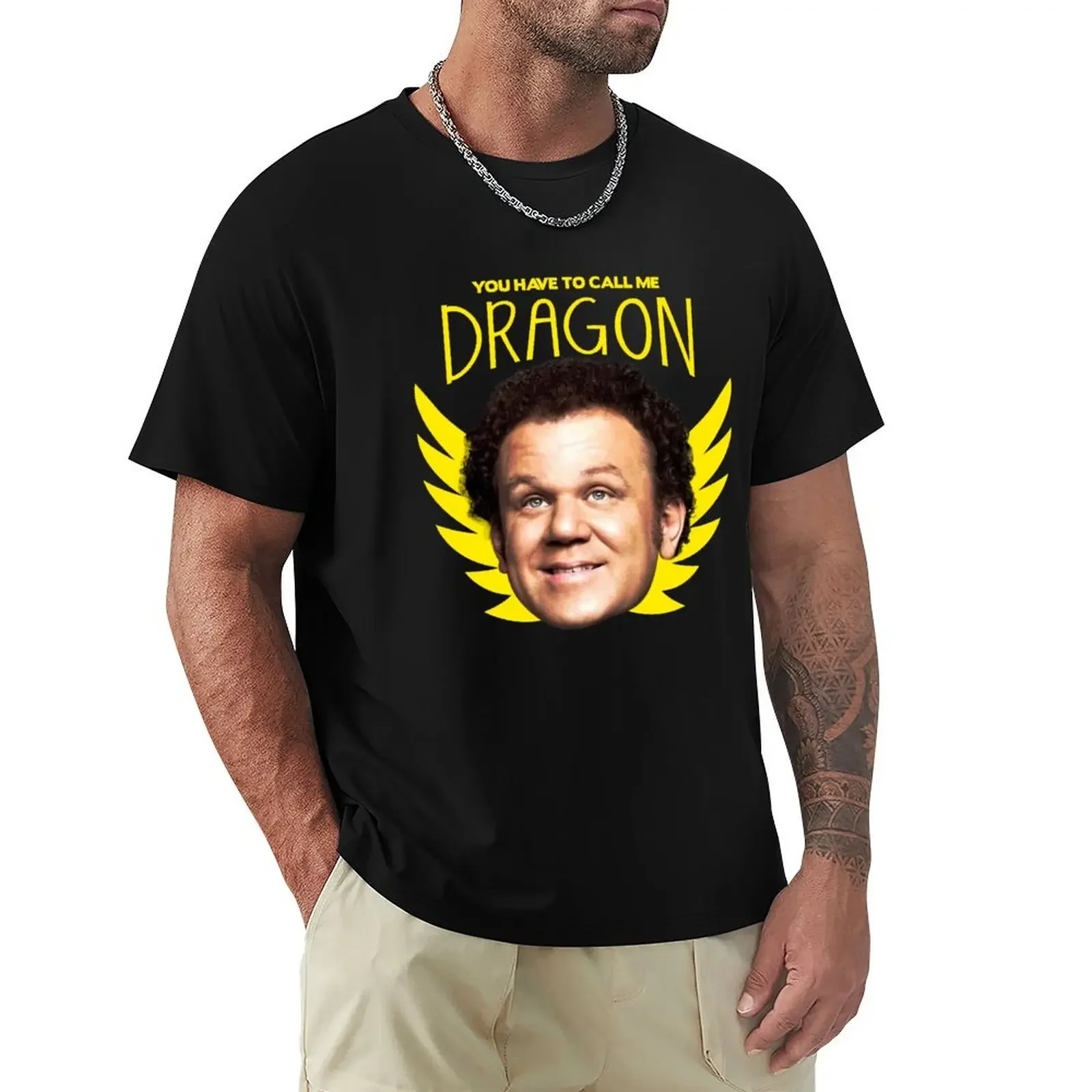 Step Brothers You Have To Call Me Dragon T-Shirt new edition baggy shirts cheap stuff Short sleeve tee men