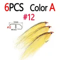 6pcs Color A Size 12
