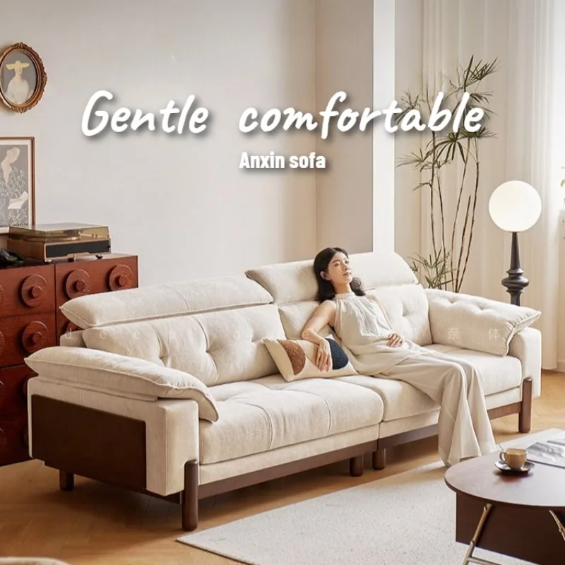Straight Row Sofa Minimalist Art Nordic Design Couch Corner With Sleeping Function Full Size Frame Hotel Furniture Living Room