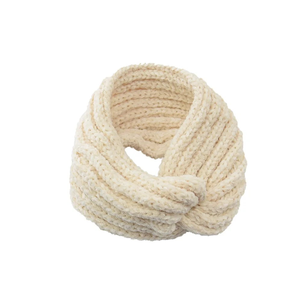 Winter Wool Knitted Headband for Women, Ear Warmer