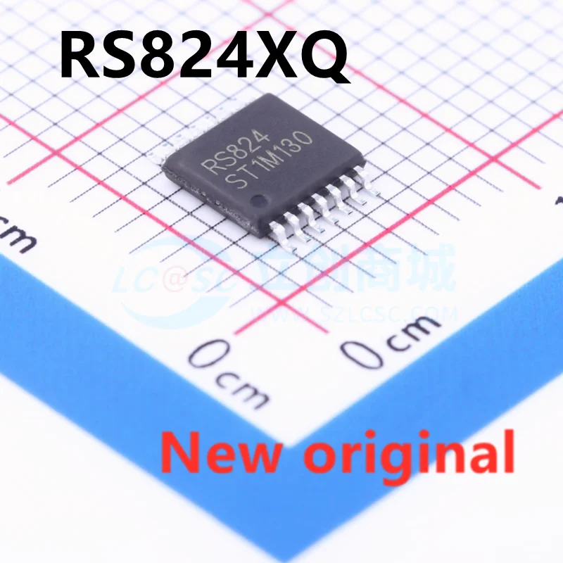 

5PCS RS824 RS824XQ TSSOP-14 Low noise operational amplifier IC chip New original