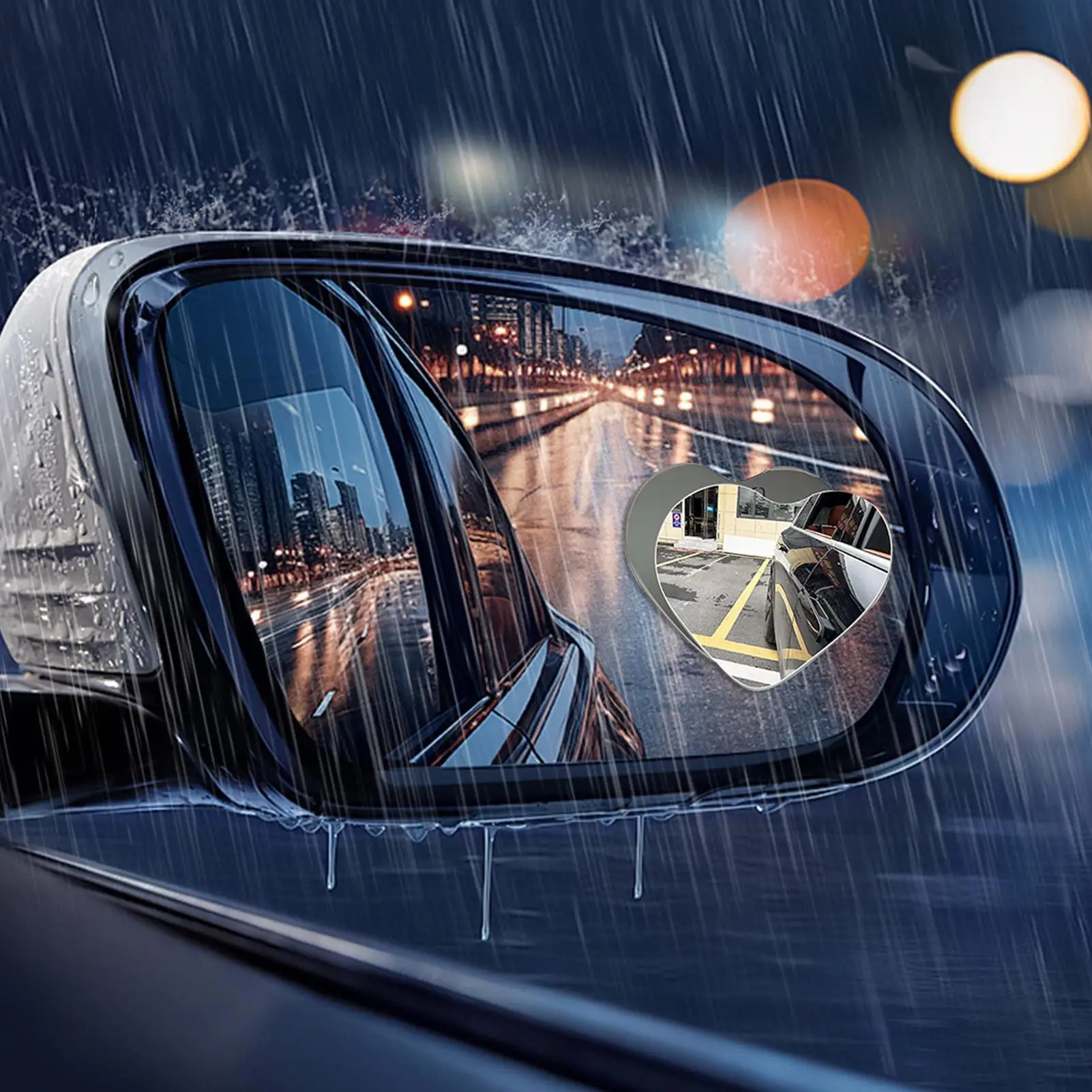 

Боковое зеркало для грузовиков, боковое зеркало для слепых зон, боковое зеркало для слепых зон, регулируемый угол заднего вида, выпуклое, 2-компонентное, аксессуары для