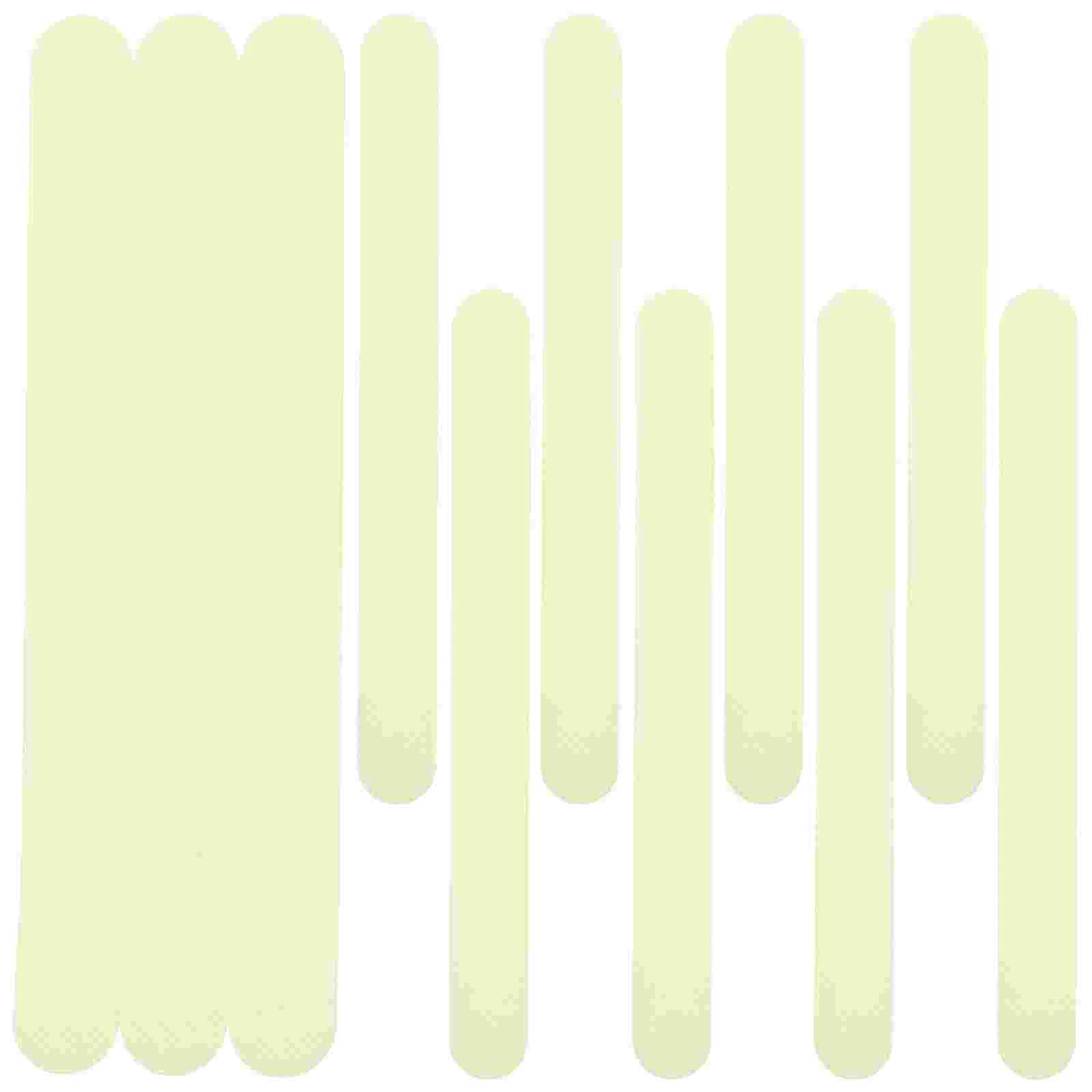 24 Stuks Traptreden Stappen Stickers Reflecterende Antislip Strepen Indoor Fluorescerende Trappen Tapes Morgen Glow The Dark Anti-slip