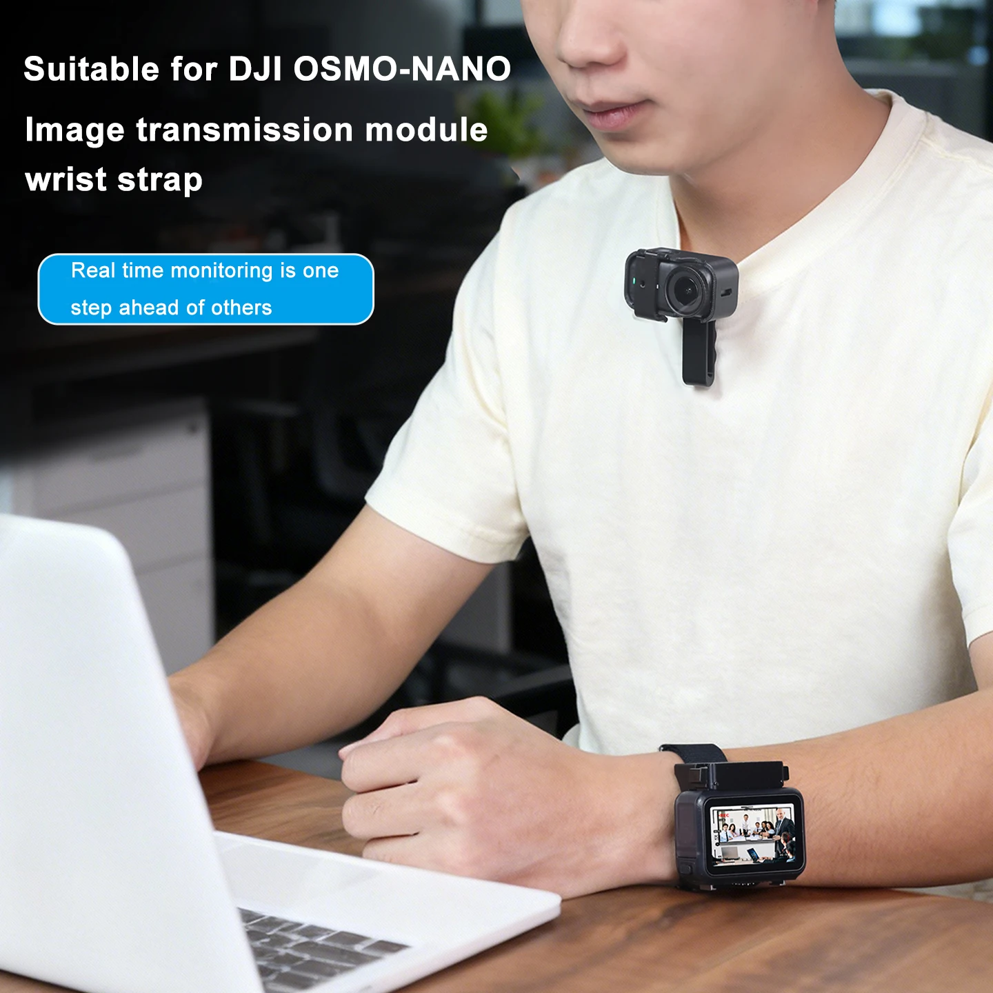 

Suitable for DJI Osmo Nano Thumb Camera Image Transmission Module, Wristband Expansion Protection Accessories