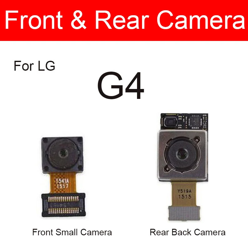 Front & Rear Main Camera Flex Cable For LG G2 G3 G4 G5 G6 G7 Q6 Back Camera Small Facing Camera Flex Ribbon Replacement Parts