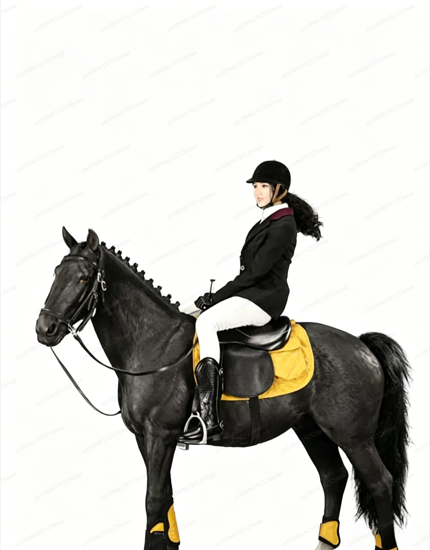 1/6 Scale Simulation Steed Model 12 Inch Action Figure Horse Ornament Scene Accessory