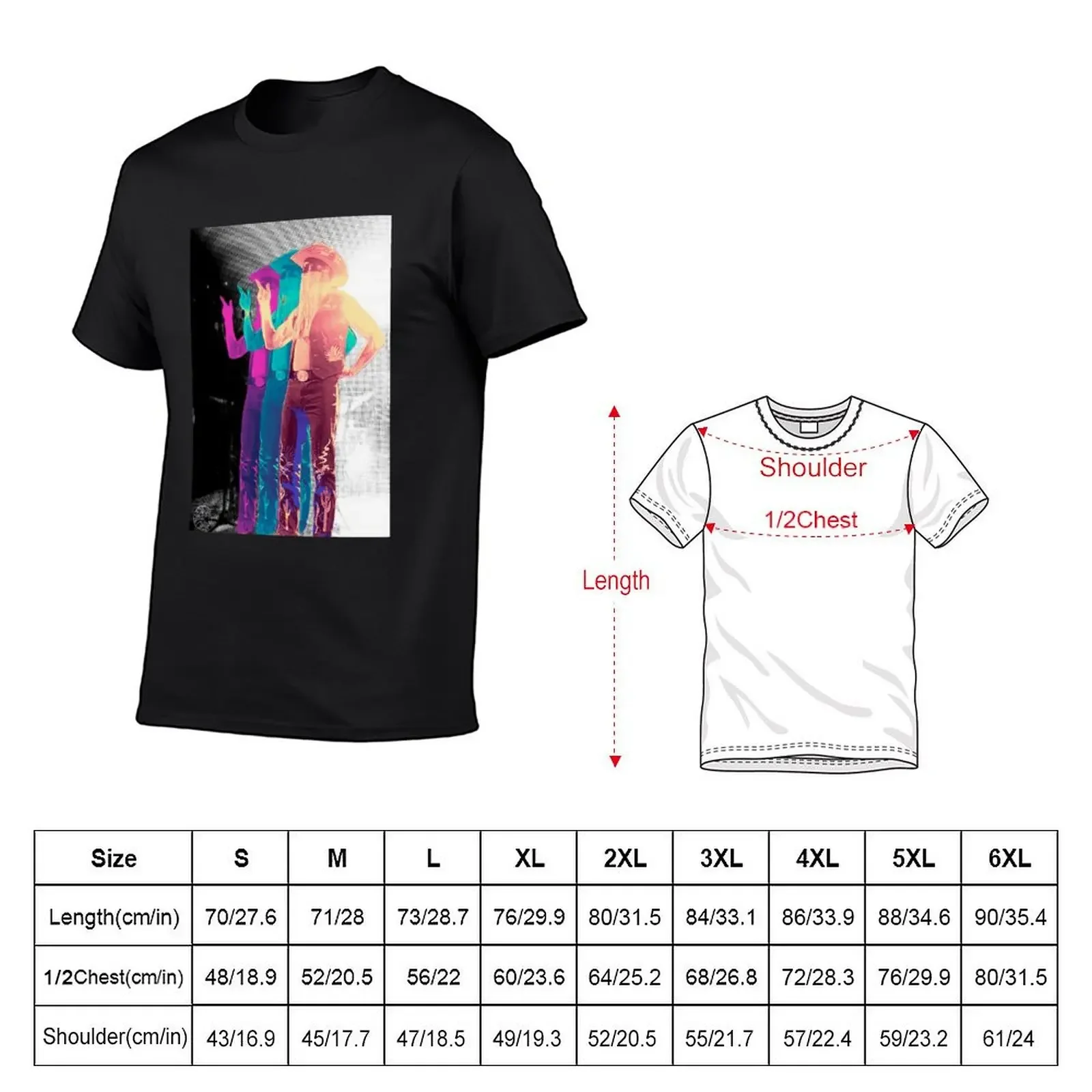 Technicolor Trails ft. Orville Peck T-Shirt quick-drying summer tops outfits for men