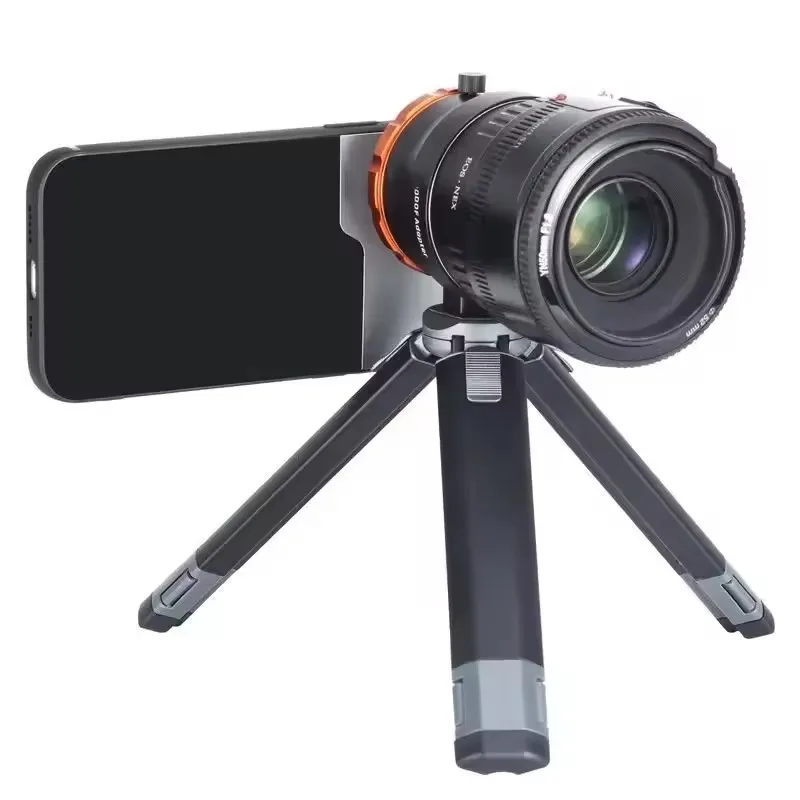 Mini Vlog-funda de teléfono con montaje de lente de rosca de 17MM para iPhone 17 Pro Max, cubierta protectora de aire, Macro anamórfico, soporte de lente gran angular