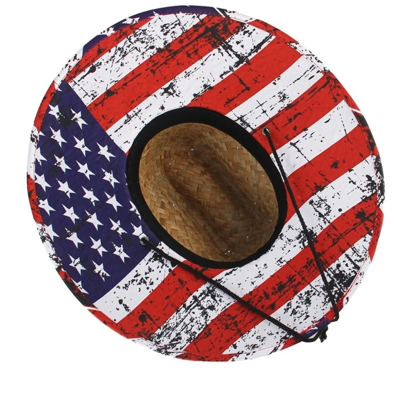 Sombrero paja transpirable para hombre y mujer, sombrero canotier con ajuste tamaño, tocado multiusos, accesorio