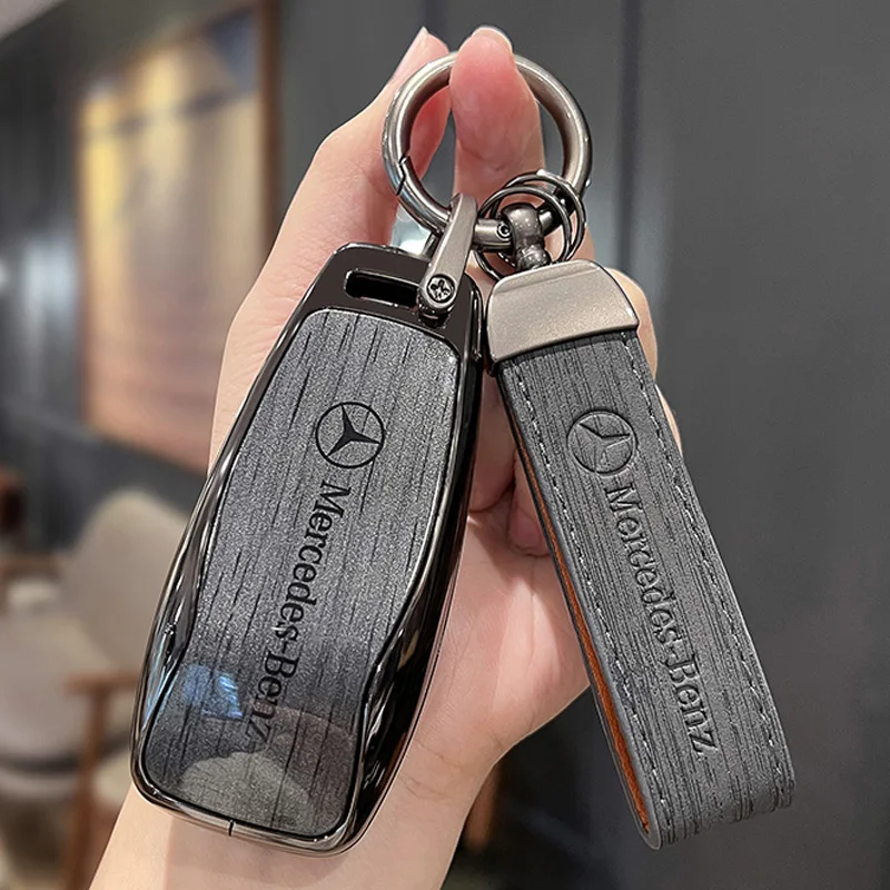 Car Remote Key Case Cover For Mercedes Benz A C E S G Class GLC CLE CLA GLB GLS W177 W205 W213 W222 X167 AMG