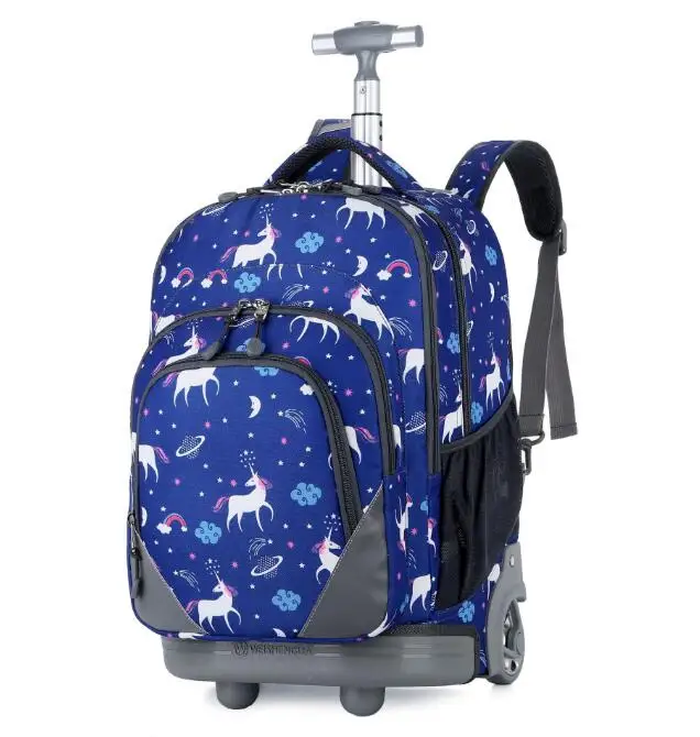 

Children Carry on hand Luggage Rolling Bags School Trolley bag Rolling backpack trolley bags school wheeled backpack for boys