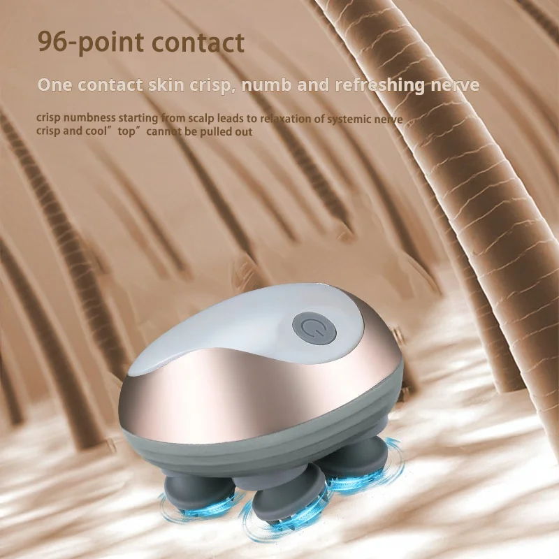 Smart Library Selling Multifunctional Fashion Home Travel Head Massager