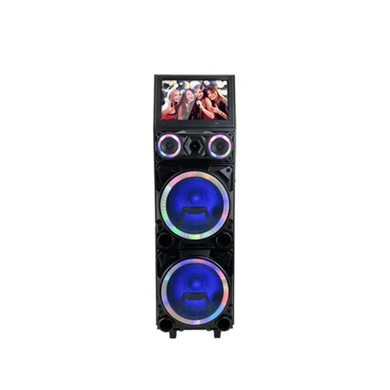for ODM Wooden Screen Speaker Wireless Karaoke Loud Speaker for Party Stage Wholesale Trending Products