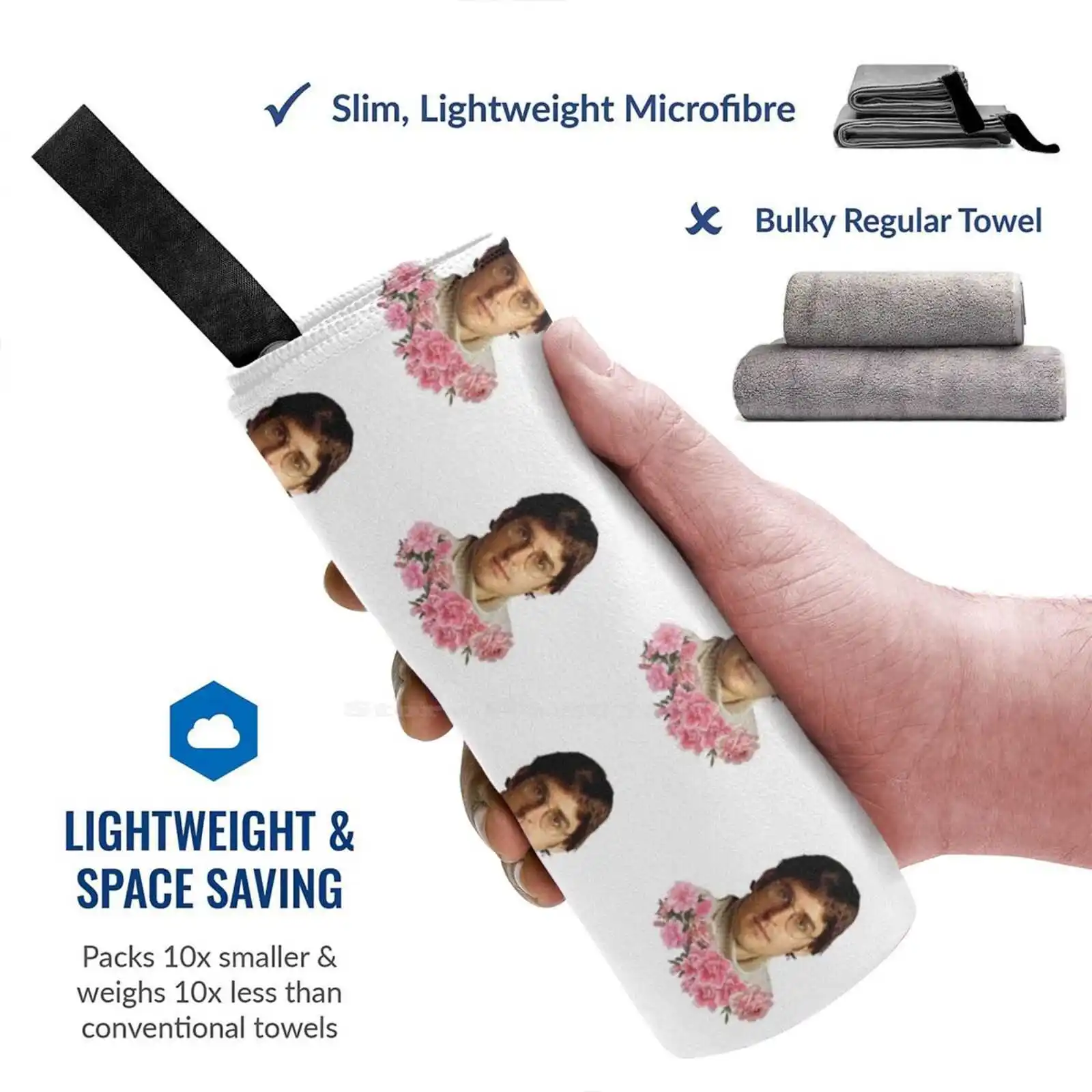 Flowery Louis Theroux Soft Towel Quick Dry Beach Towel Louis Theroux Britain Weird Weekends