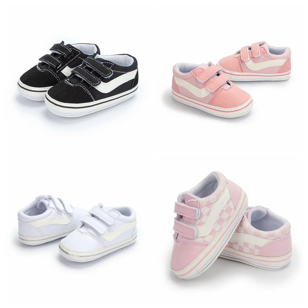 

Spring and Autumn Hot Selling 0-1 Year Old Baby Canvas Shoes Soft soled Casual Sports Shoes Anti slip Baby Walking Shoes