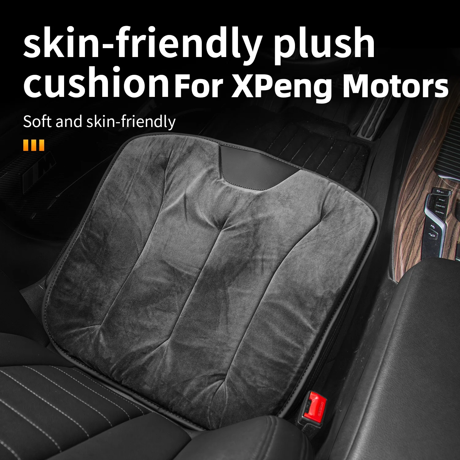 

For XPeng Motors G6 G9 P7 P7i L7 L8 car seat cushion plush with thickened padding for office home and car use Easy installation