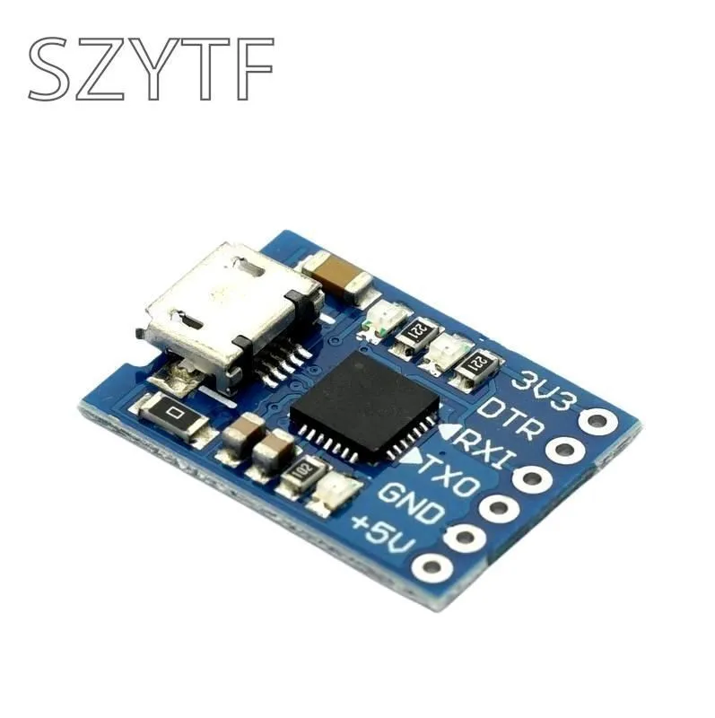 1 PCS CP2102 Round of TTL USB Module Of USB Serial UART On STC Downloader Micro Interface Board