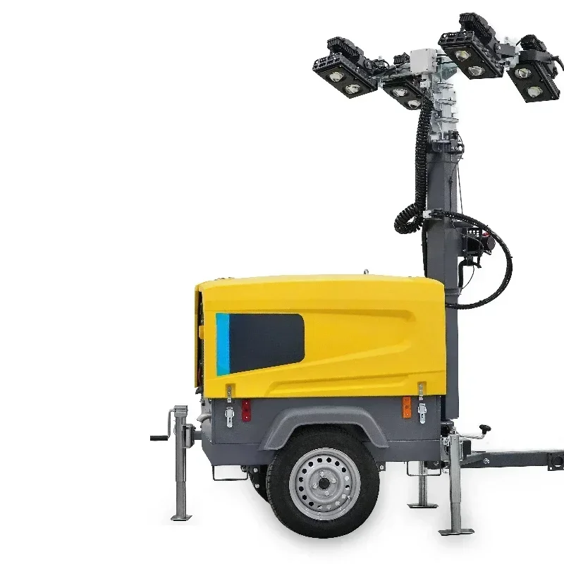 Torres de luz móveis com tecnologia LED V5 V5+ Torre de luz LED Hilight