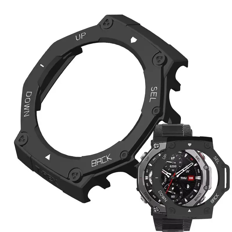 Untuk Amazfit t-rex 3 casing jam tangan pintar pelindung layar jam tangan ringan penutup aksesoris jam tangan penutup wajah jam untuk